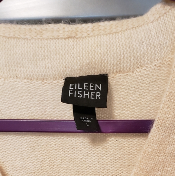 Vintage Sweater Top Eileen Fisher 1990s Vintage sz Large - Picture 5 of 5